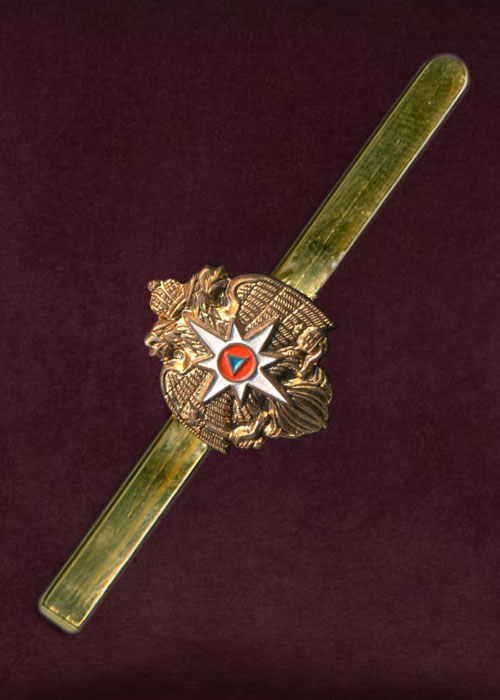  Зажим для галстука "МЧС России" (фото, фотография знака)
